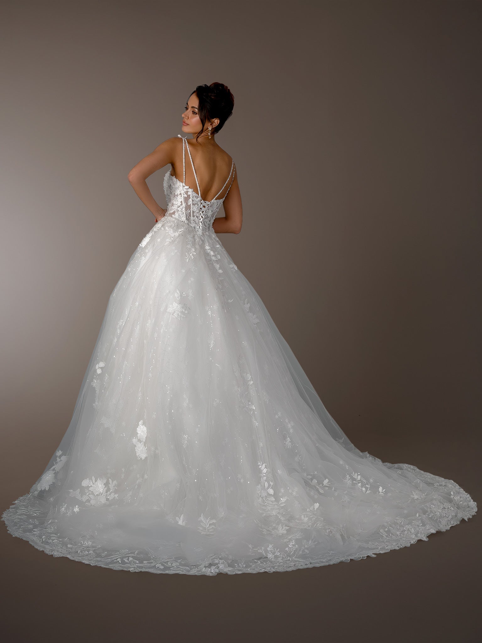 Stella 26605 | Shimmering Embellished Evening Gown
