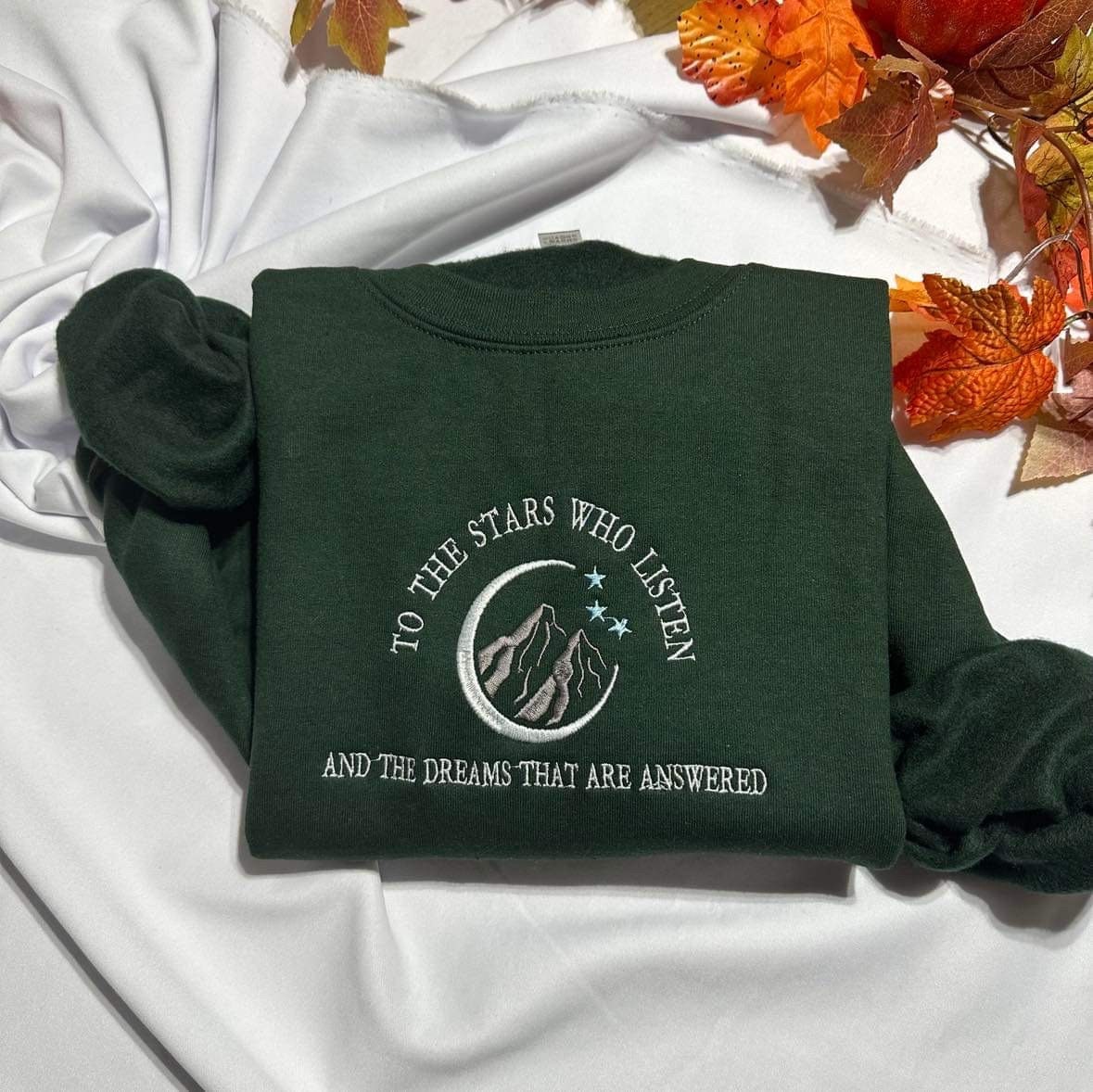 Embroidered Sweatshirt: City of Starlight Book Lover Clothing