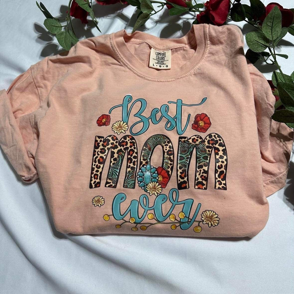 Mother’s Day T-Shirt, Comfort Colors Best Mom Ever Quoted T shirt Mother’s Day gift.