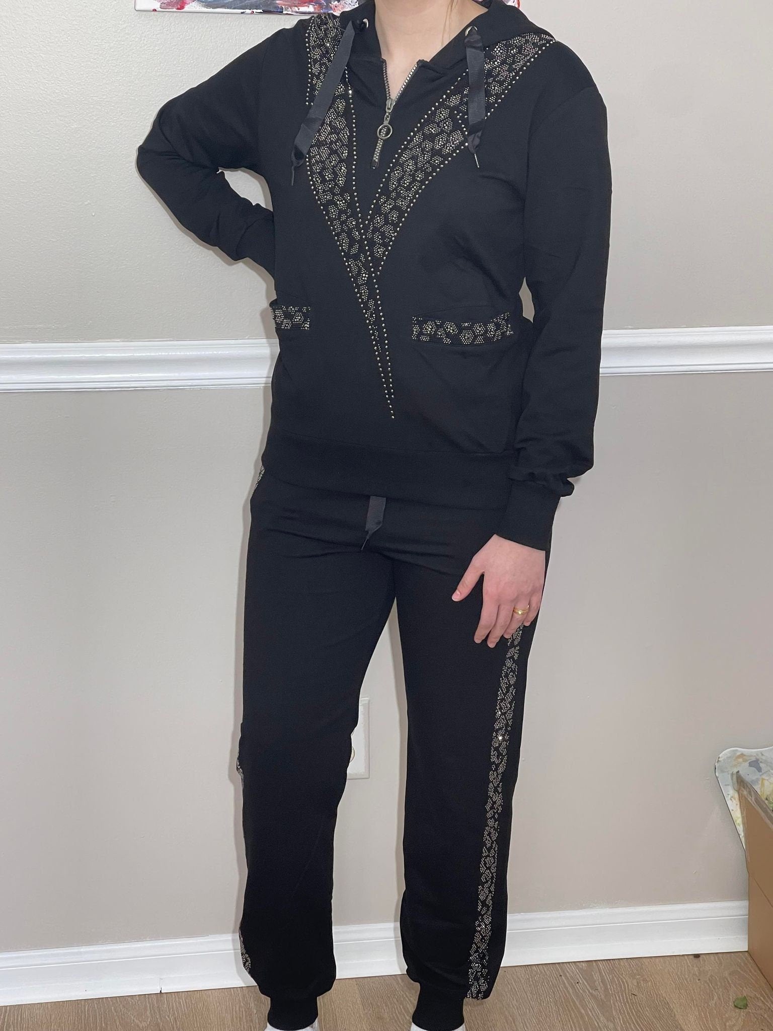 Pajama set; two pieces pajama set - MrEmbroideryGifts