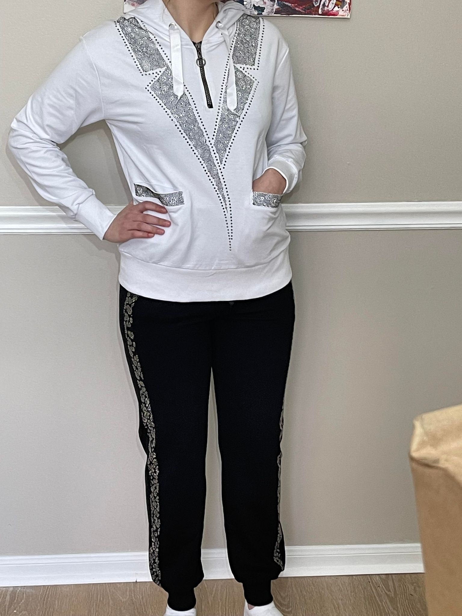 Pajama set; two pieces pajama set - MrEmbroideryGifts